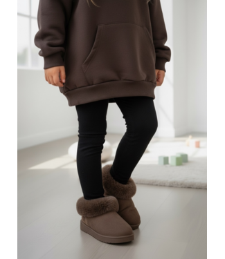Fluffy Boots - Marron (Verzenddatum 3 sept)