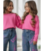 Basic Sweater – Pink (verzenddatum 3 sept)