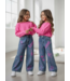 Love Graffiti Wide Leg Jeans – Blauw  (Verzenddatum 3 sept)