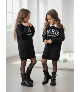 No Way Monday Paris Sweater Dress – Black