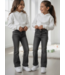 Koko Noko Flared Jeans – Donkergrijs