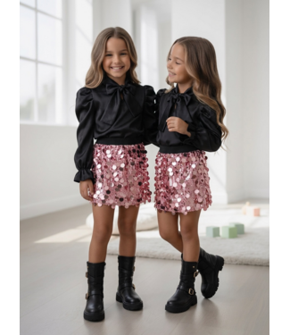 Sequin Skirt – Roze