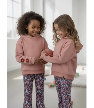 Koko Noko Crochet Flower Hoodie – Ash Rose