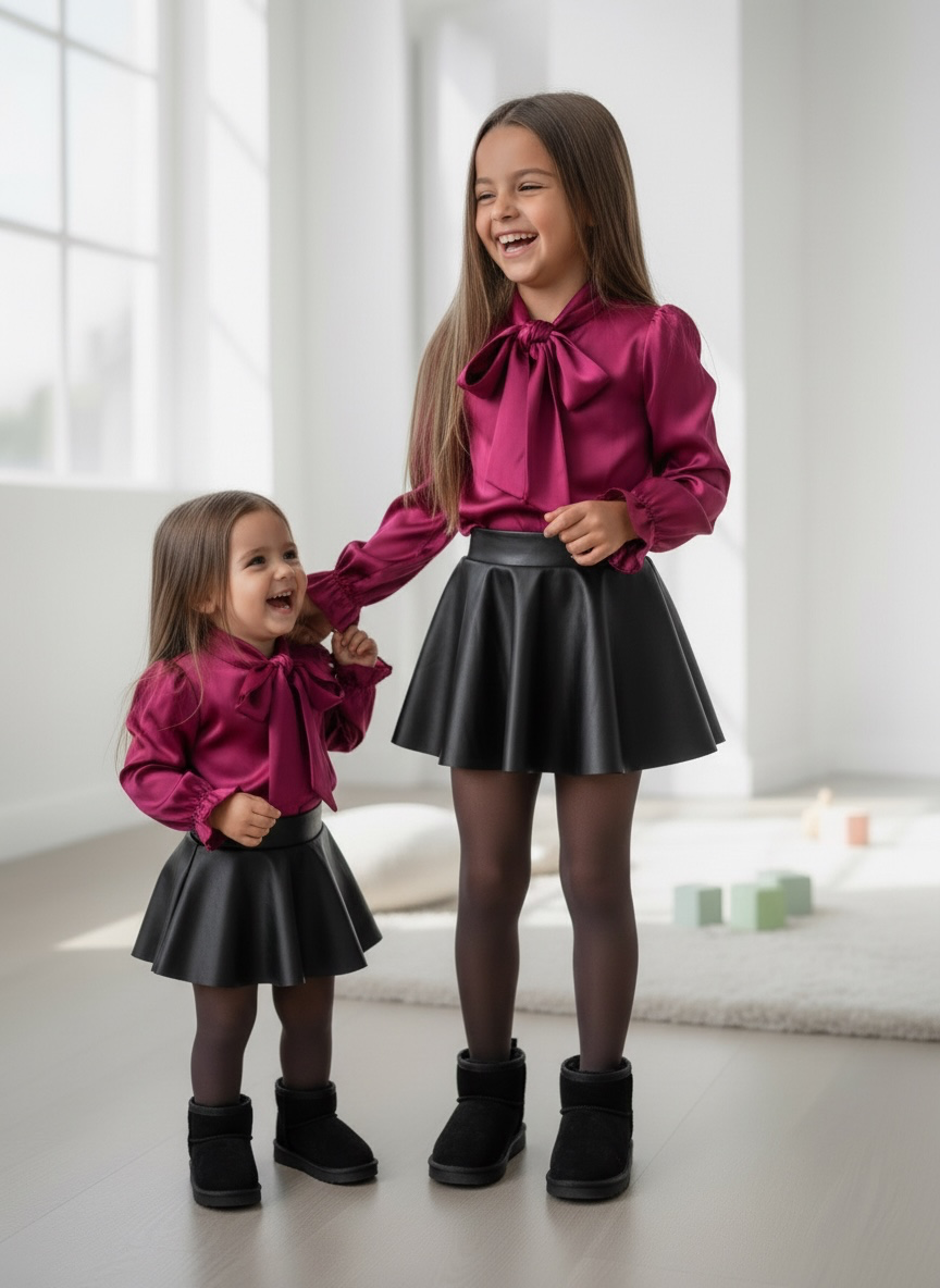 Leatherlook Rokje – Zwart