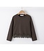 Lace Detail Top – Marron