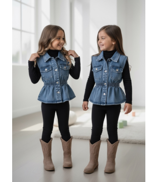 Denim Gilet - Blauw