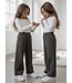 Wide Leg Soft Pants – Donker bruin