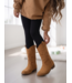 High Suede Cowboy Boots - Camel (Verzenddatum 17 sept)