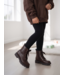 Classic Lace Boots - Marron