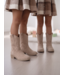 (1 week levertijd) High Suede Cowboy Boots – Taupe