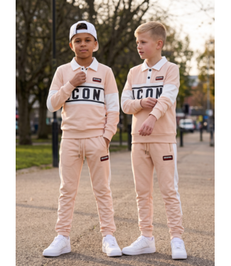 Icon Varsity Polo Set – Beige