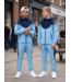 Urban Colorblock Tracksuit – Sky Blue (verzenddatum 14 sept)
