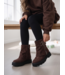 Buckle Boots – Marron  (verzenddatum 14 sept)