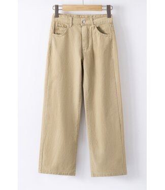 Wide Leg Jeans – Camel