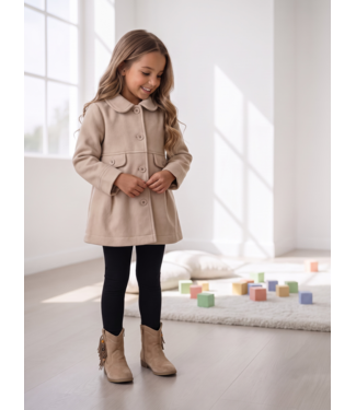 Dirkje  Classic Coat – Beige