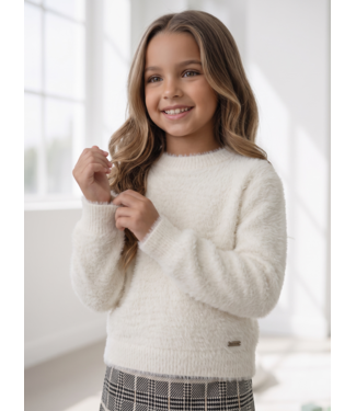 No Way Monday Fluffy Sweater – Tofu