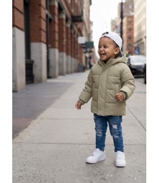 Dirkje  Water Repellent Puffer Jacket – Mermaid