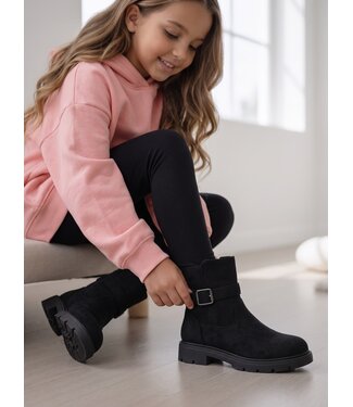 Buckle Biker Boots – Zwart (Verzenddatum 15 aug)