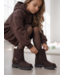 Buckle Boots – Marron
