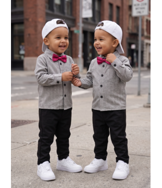 Bow Tie Set 3-delig – Grijs