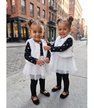 Twinkle Star Tulle Set 3-delig – Zwart/Wit