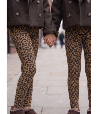 Leopard Tregging - Bruin
