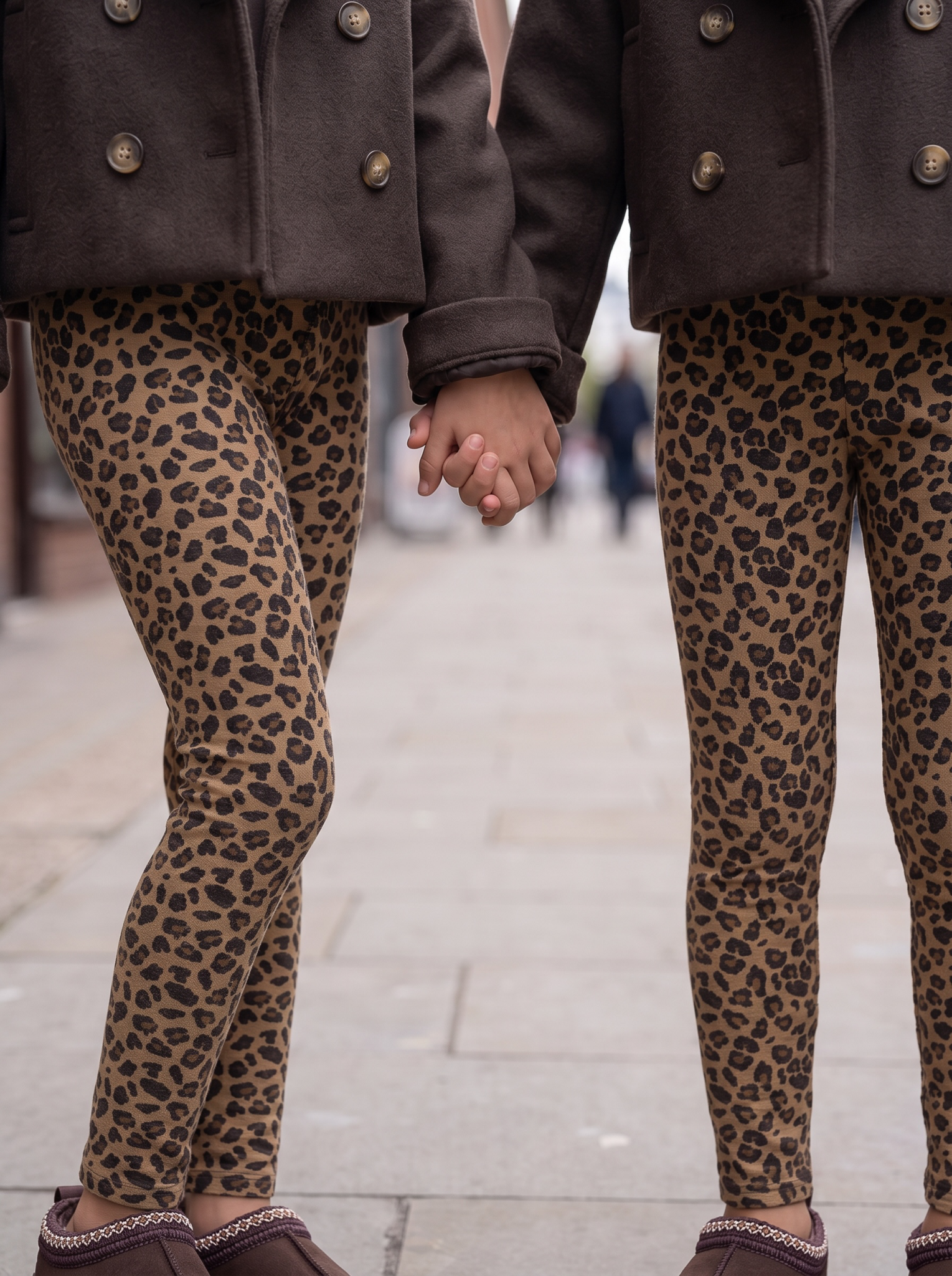 Leopard Tregging - Bruin