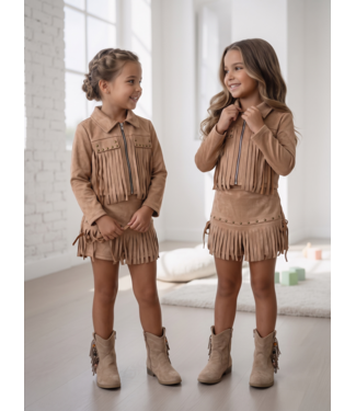 Western Fringe Set – Beige