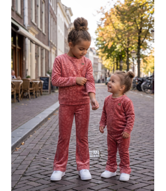 Koko Noko Velours Leopard Set – Merlot