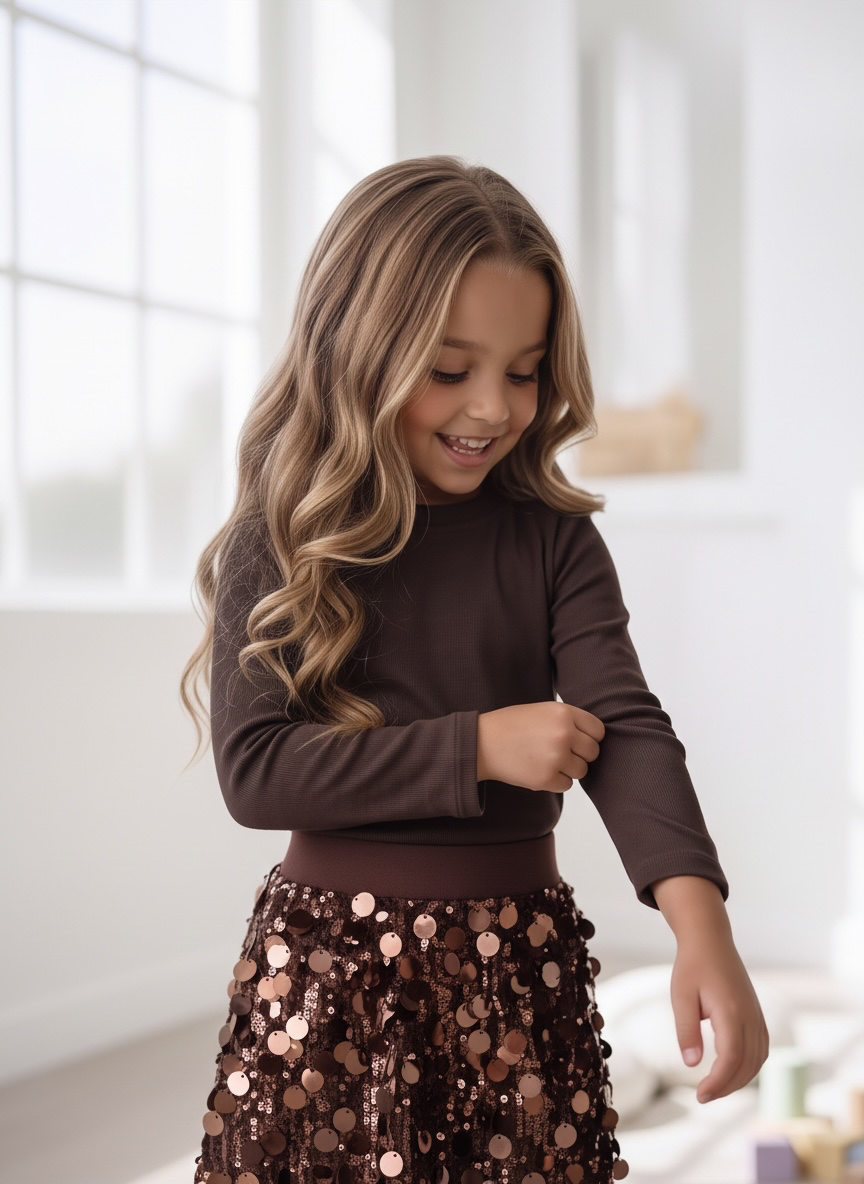 Everyday Rib Top – Marron (verzenddatum 21 sept)