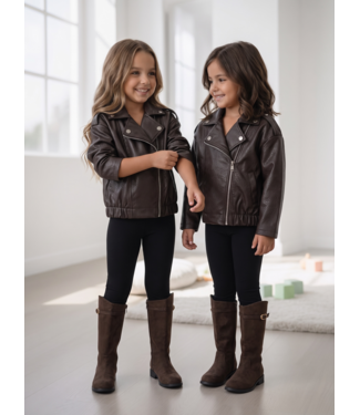 Biker Jacket - Marron