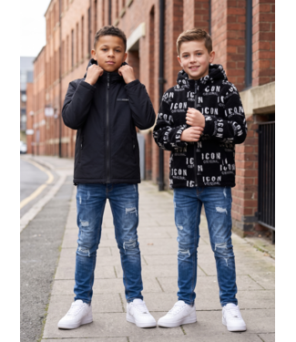 Reversible Icon Teddy Jacket – Zwart