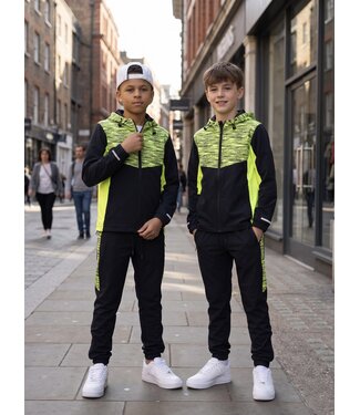 Neon Motion Joggingset – Zwart/Geel