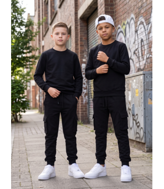 Urban Cargo Jogging Set – Zwart