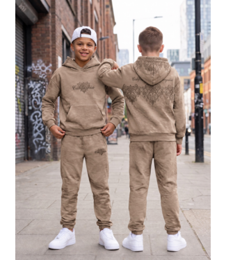 California Print Joggingset – Taupe
