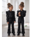 Sparkle Flared Pants – Zwart