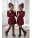 Sparkle Bubble Skirt – Bordeaux