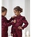 Satin Bow Blouse – Bordeaux