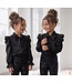Satin Bow Blouse – Zwart