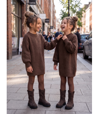 Cozy Sweater Dress – Marron  (verzenddatum 5 okt)
