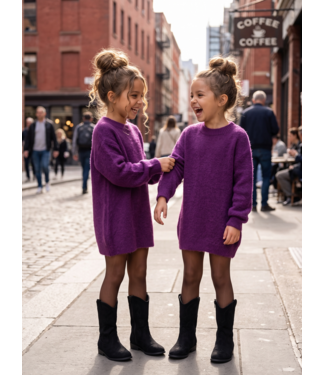 Cozy Sweater Dress – Prune
