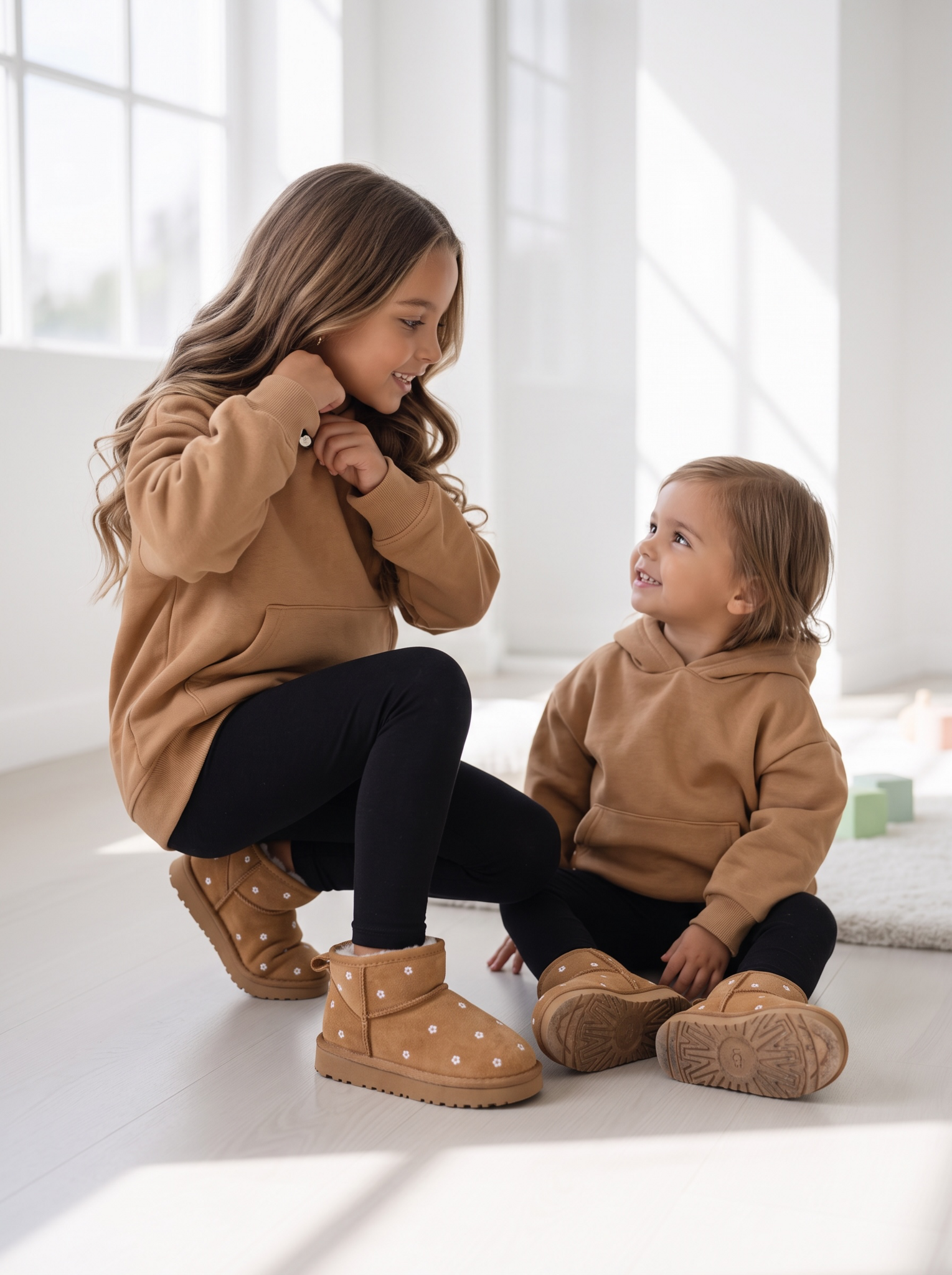 Daisy Mini Boots – Camel