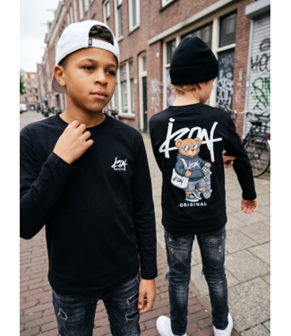 Icon Original Skate Bear Longsleeve – Zwart (verzenddatum 4 okt)