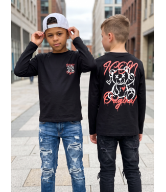 Icon Original Graffiti Bear Longsleeve – Zwart