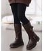 Buckle Biker Boots – Marron (verzenddatum 1 okt)