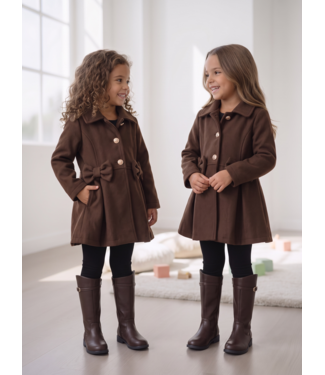 Belle Bow  Trenchcoat – Marron