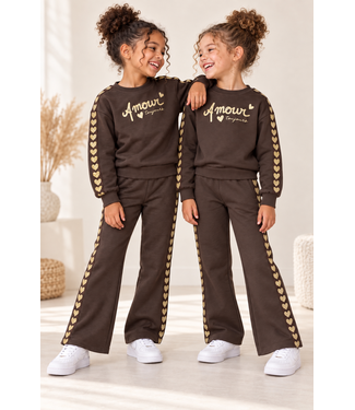 Amour Heartline Flared Set – Bruin