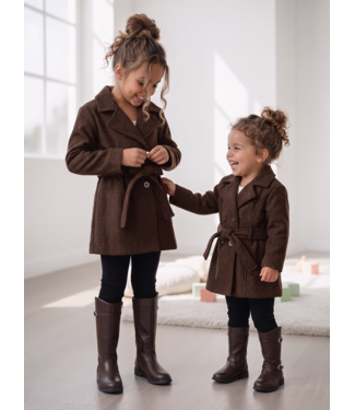Sparkle Trenchcoat – Marron