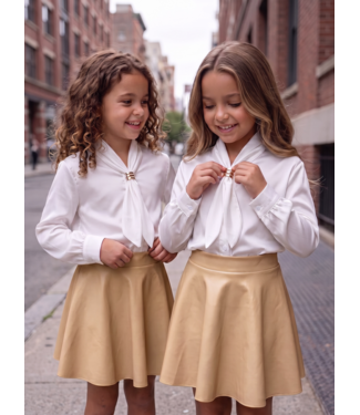 Golden Grace Leatherlook Set – Champagne