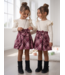 Check Bow Dress & Bag – Bordeaux